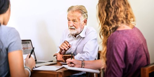 Friends Working Discussion Meeting Sharing Ideas Concept